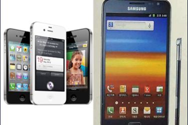 أبل تتفوق على سامسونغ بمبيعات الهواتف الذكية.