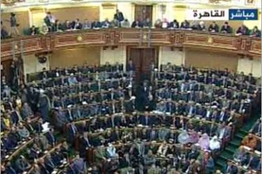 أولى جلسات مجلس الشعب المصري الجديد