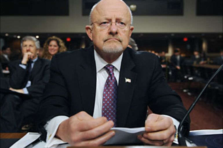 epa02625809 US Director of National Intelligence James Clapper Jr. appears before the Senate Armed Services Committee hearing on the current and future worldwide