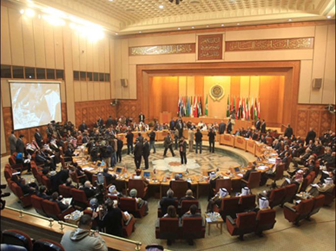 AFP : A general view shows the Arab foreign ministers meeting in Cairo on January 22, 2012 to decide the future of its heavily criticized observer mission to Syria. Saudi Arabia said it was pulling its observers from the Arab League observer mission because Damascus had not kept its promises, as a panel recommended the body extend its mission to the unrest-swept country.
