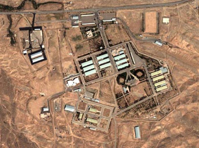 This 13 August 2004 DigitalGlobe satellite image, received courtesy of the Institute for Science and International Security, shows a view of suspect military facilities within Parchin, Iran. UN nuclear inspectors visit today the site in Iran which the United States claims may be involved in covert nuclear weapons activities. However, Iran warned yesterday it would not tolerate "spying