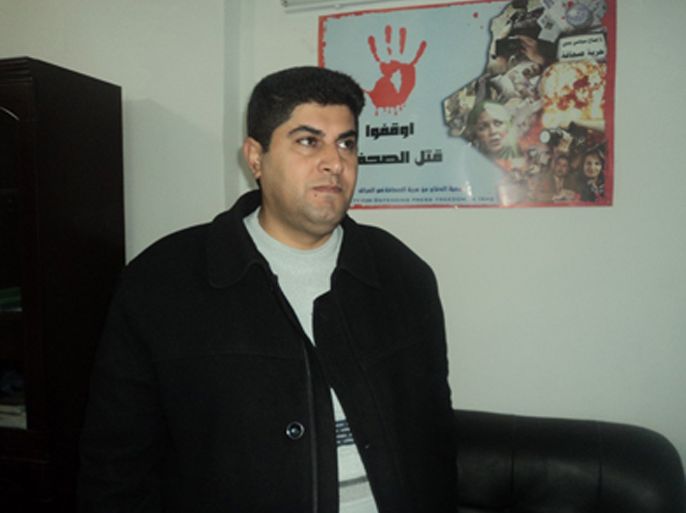عدي حاتم رئيس جمعية الدفاع عن حرية الصحافة