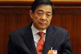 This photo taken on March 14, 2012, shows Chongqing Party Secretary Bo Xilai during the closing ceremony of the National People's Congress at the Great Hall of the People in Beijing. Bo Xilai, the charismatic but controversial Communist Party leader of China's Chongqing metropolis, has been removed from his post