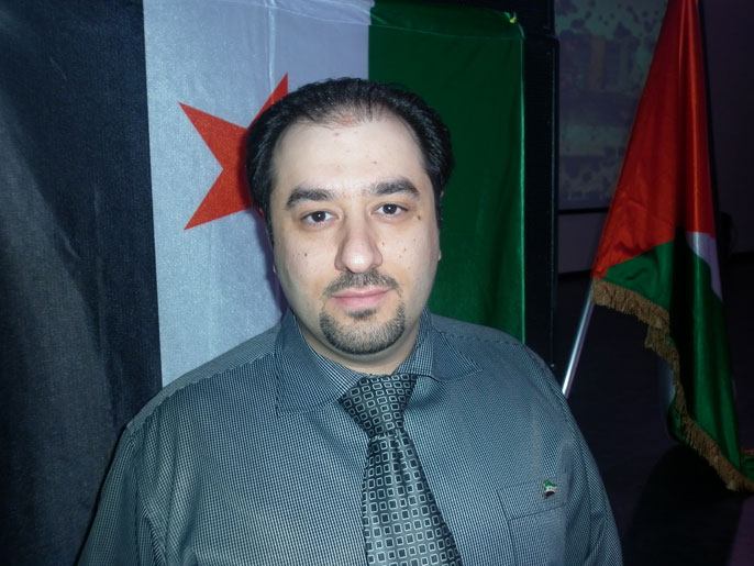 ‪(‬ طارق الفرحان: نحن نعمل على إيصال معاناة الشعب السوري للشعب الروسيالجزيرة) 