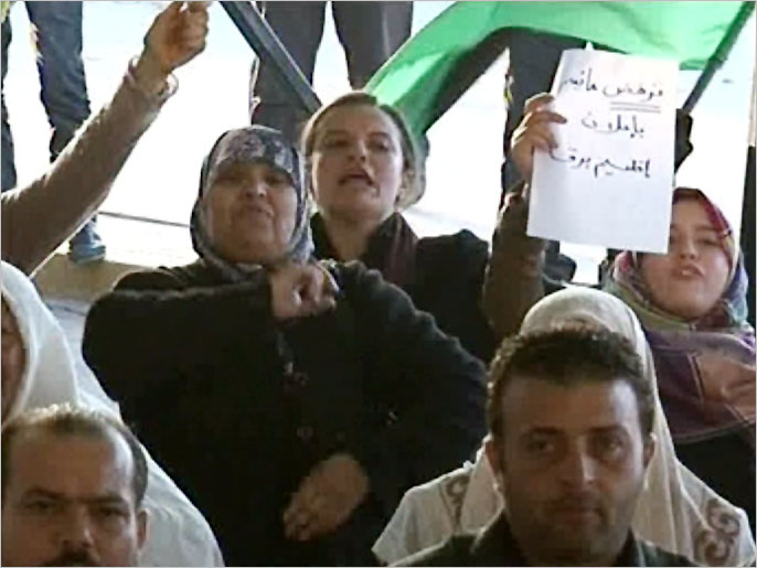 ‪مظاهرات بشرق ليبيا ترفض إعلان برقة إقليما فدراليا‬ (الجزيرة)