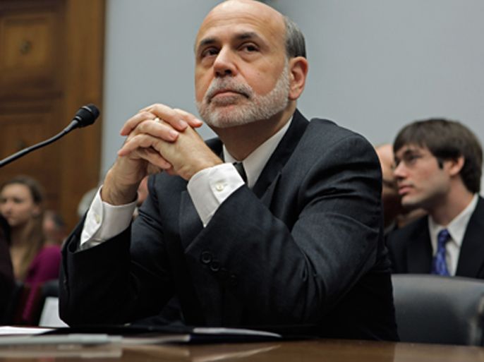 WASHINGTON, DC - FEBRUARY 29: Federal Reserve Bank Board Chairman Ben Bernanke testifies before the House Financial Services Committee on Capitol Hill February 29, 2012 in Washington, DC. Bernanke was testifying about the Fed's Semiannual Monetary Policy Report.
