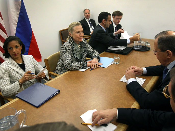 لقاء كلينتون ولافروف لم يفلح في تغيير الموقف الروسي من الأزمة (الفرنسية)