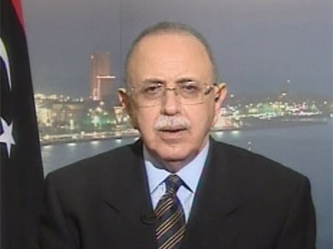 عبد الرحيم الكيب - رئيس الوزراء الليبي - لقاء خاص 9/11/ 2011 (الجزيرة)