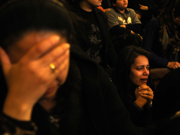 ردود فعل حزينة داخل الكنيسة المصرية(الجزيرة)