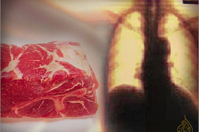 دراسة اللحوم تزيد ايضا من مخاطر الاصابة بسرطان الرئة