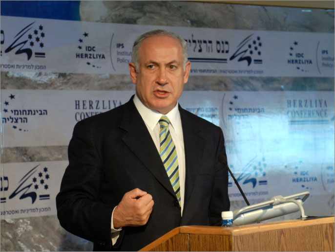 ‪نتنياهو ومسؤولون إسرائيليون‬ (الجزيرة-أرشيف) 