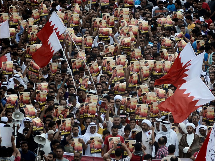 مظاهرة في المنامة الجمعة الماضية للمطالبة بإطلاق الخواجة(الفرنسية)