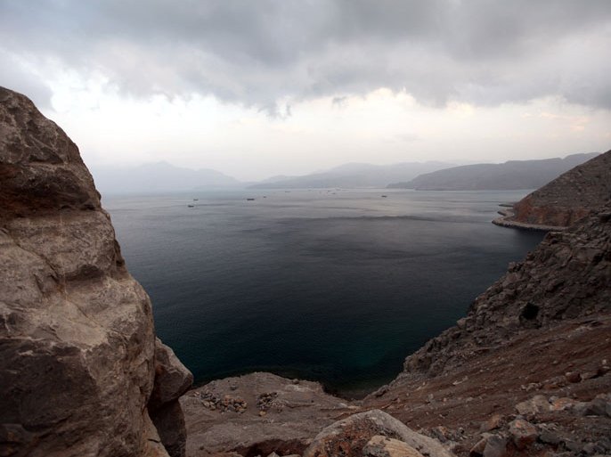 epa03059435 A general veiw for beaches of Khasab at Strait of Hormuz, Musandam, Oman, 14 January 2012. Iranian generals have recently threatened to close the Strait of Hormuz - a vital international oil shipping route in the Gulf - if oil sanctions are imposed against the Islamic state. The United States issued counter-warnings of decisively confronting such a move. Reports on 13 January stated the US has warned Iran's supreme leader Ayatollah Ali Khamenei that blocking the strategic Strait of Hormuz was a ?red line? and would provoke a response. EPA/ALI HAIDER