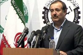مهدي غضنفري - وزير التجارة والصناعة الإيراني
