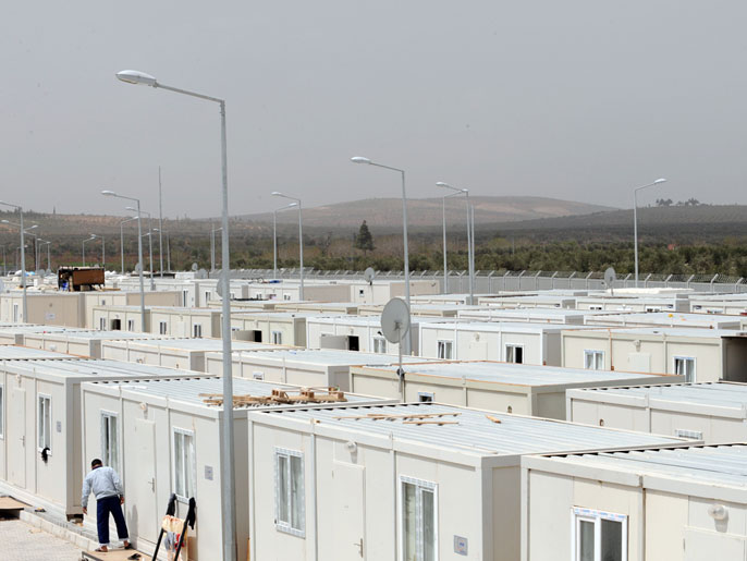 مدينة إيواء مؤقتة للاجئين السوريين في إقليم كيليس (الفرنسية)