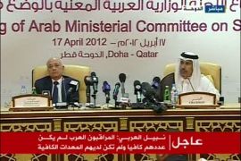 مؤتمر صحفي يتناول أعمال اللجنة الوزارية العربية المنعقدة في الدوحة بشأن تطورات الأوضاع في سوريا