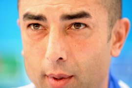 COBHAM, ENGLAND - MAY 15: Manager Roberto Di Matteo of Chelsea speaks to the media during a press conference at Chelsea Training Ground on May 15, 2012 in Cobham, England. (Photo by Laurence Griffiths/Getty Images)