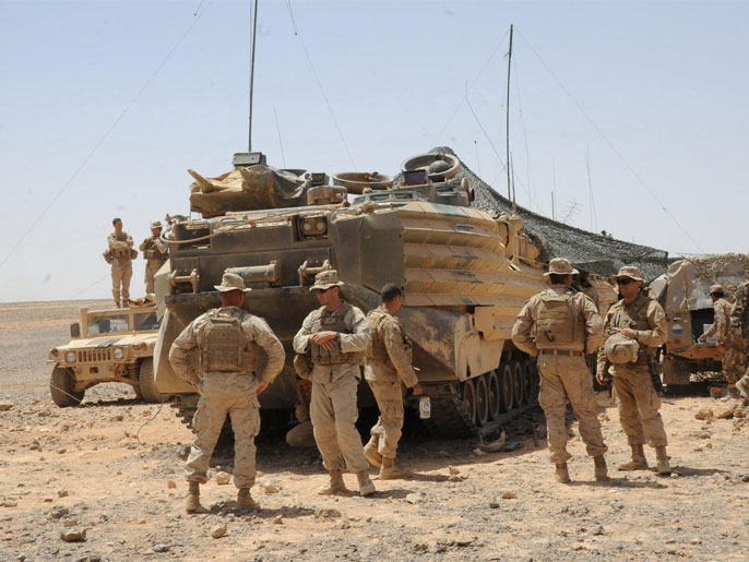 جنود أميركيون خلال مشاركتهم في المناورات (الجزيرة)