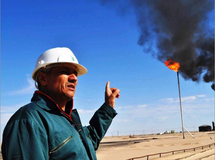حقل مسلة التابع لشركة الخليج العربي للنفط،والتعليق كالتالي:ليبيا لاتريد شركات أمنية أجنبية لحماية النفط ( الجزيرة نت).