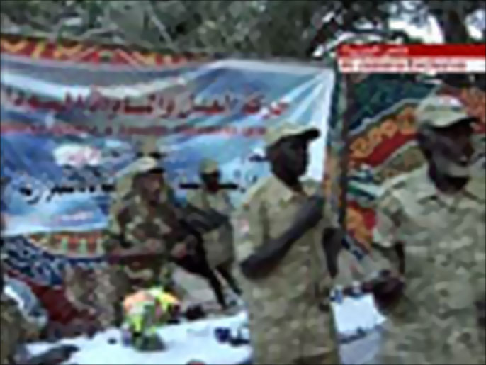 حركة العدل والمساواة نفت علاقتها بأعمال العنف التي وقعت في إقليم دارفور(الجزيرة) 
