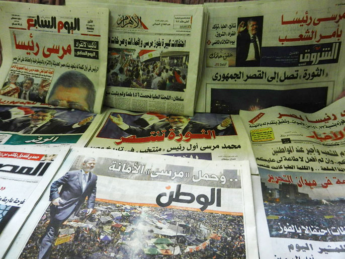 بعض الصحف المصرية قررت الاحتجاب غدا احتجاجا على مشروع الدستور (الجزيرة نت)