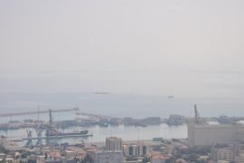 منظر عام لميناء حيفا