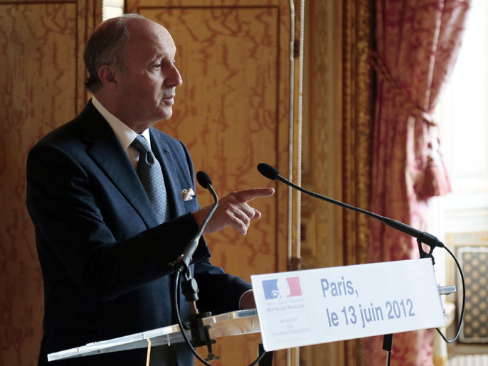 فابيوس اعتبر أن المعارضة السورية تكسب مزيدا من التأييد بين السكان(الفرنسية)