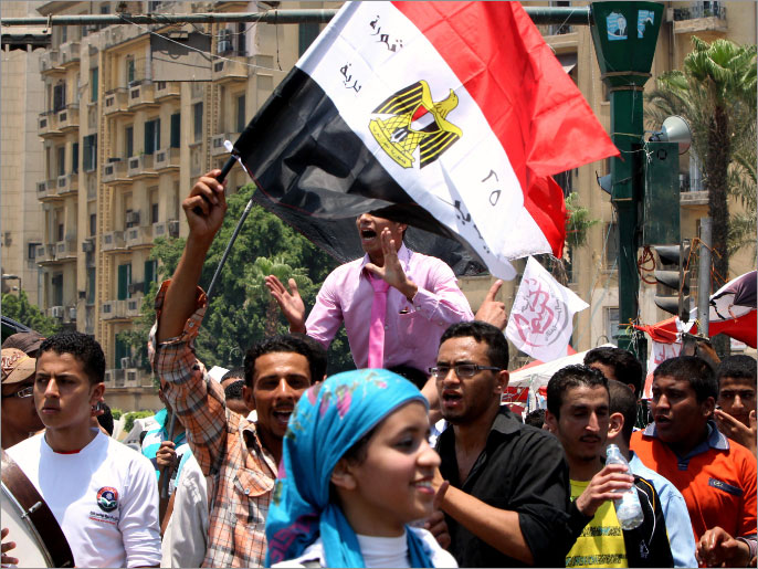 اعتصام التحرير دخل يومه السابع رفضا للإعلان الدستوري وحل البرلمان(الفرنسية)