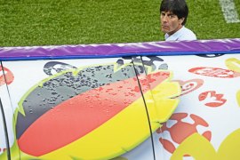 epa03277869 Head coach of Germany Joachim Loew pictured before the quarter final match of the UEFA EURO 2012 between Germany and Greece in Gdansk, Poland, 22 June 2012.