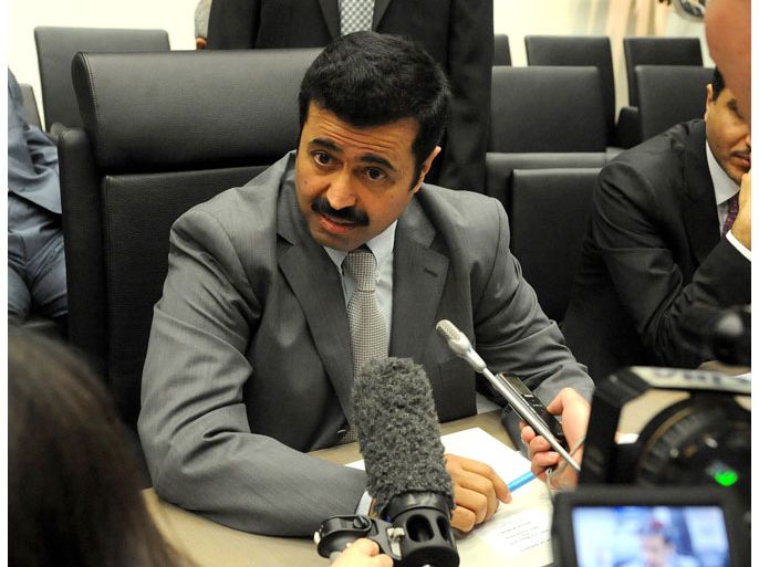 epa02771366 Qatar Minister for Energy and Industry, Mohamed bin Saleh Al-
