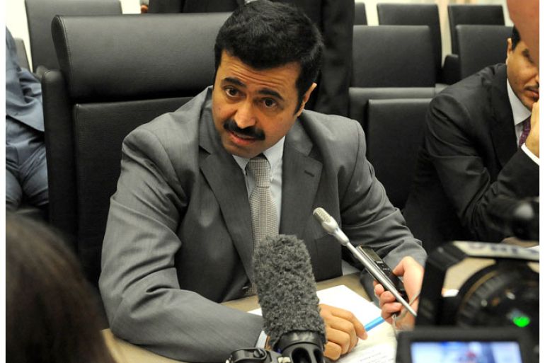 epa02771366 Qatar Minister for Energy and Industry, Mohamed bin Saleh Al-