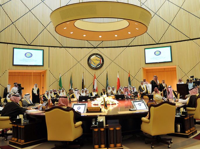 epa03132164 A general view of the Gulf Cooperation Council (GCC) Foreign Ministers meeting in Riyadh, Saudi Arabia, 04 March 2012. Reports state that the members are meeting to discuss the latest developments in the Syrian crisis. EPA/STR