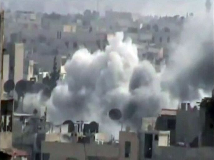 الجيش السوري يشن حرب ضد المدنيين العزل