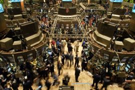 A view of the floor of the New York Stock Exchange, Tuesday 09 December 2003.