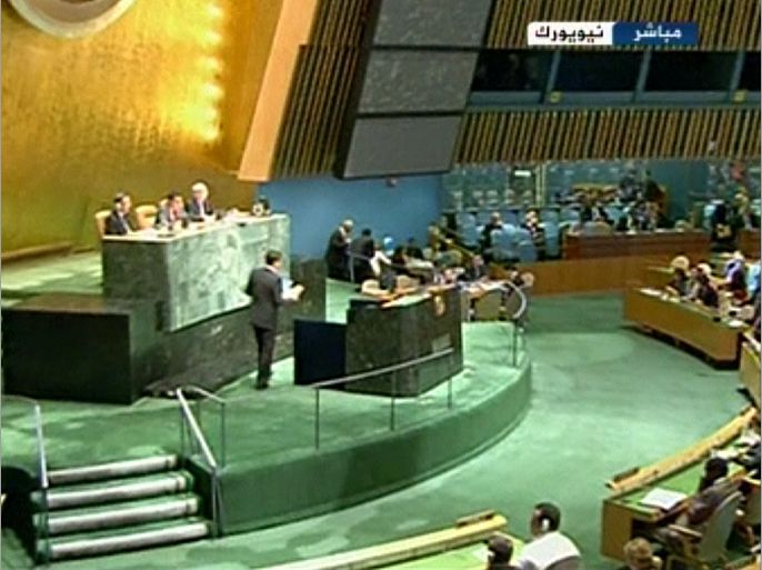 وقائع الجلسة الخاصة التي تعقدها الجمعية العامة للأمم المتحدة لبحث الأزمة السورية