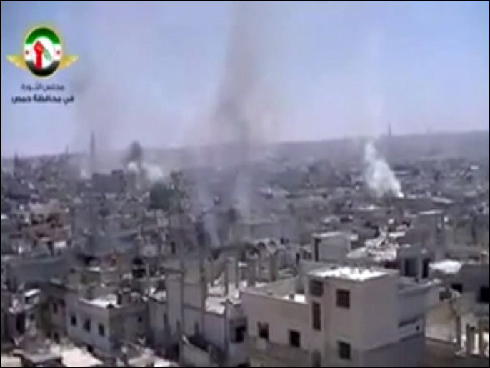 استمرار القصف على أحياء بحمص (الجزيرة)