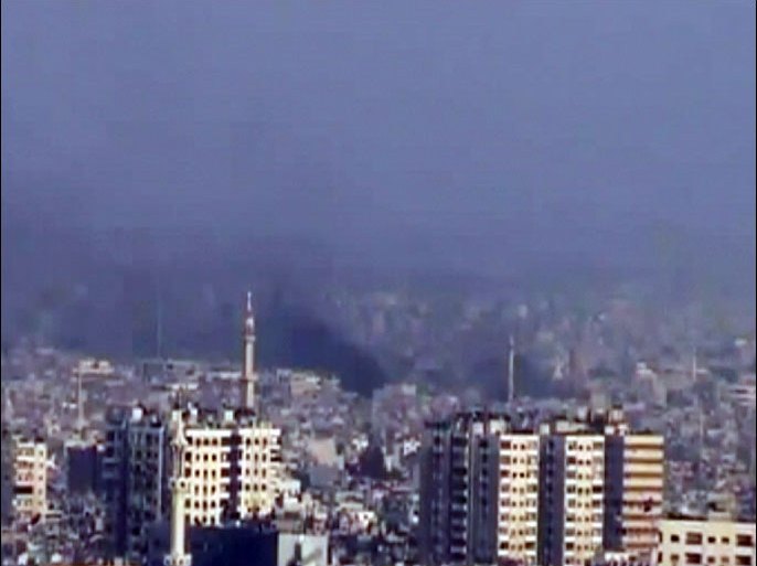 اشتباكات عنيفة بين الجيشين الحر والنظامي بحي الميدان وأحياء أخرى في العاصمة السورية دمشق