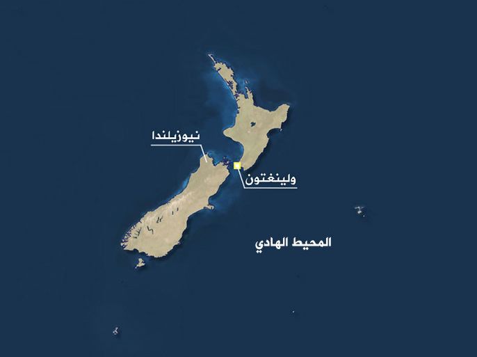 خريطة نيوزلندا - جديد