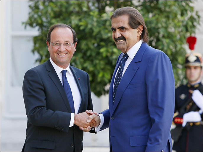 ‪قطر وفرنسا تتفقان على انتقال سياسي سريع ومنظم للسلطة في سوريا‬ (الفرنسية)