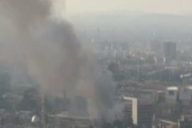 انفجار يستهدف آمرية الطيران قرب مبنى الأركان في ساحة الأمويين في دمشق