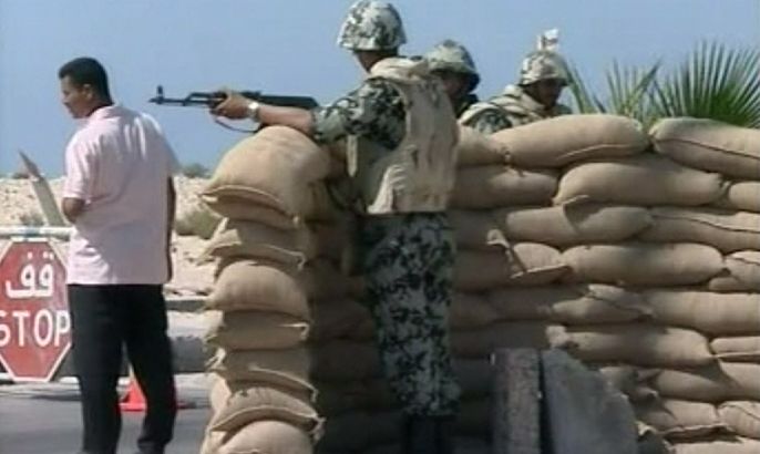 القوات المصرية تقوم بعملية "تطهير سيناء"