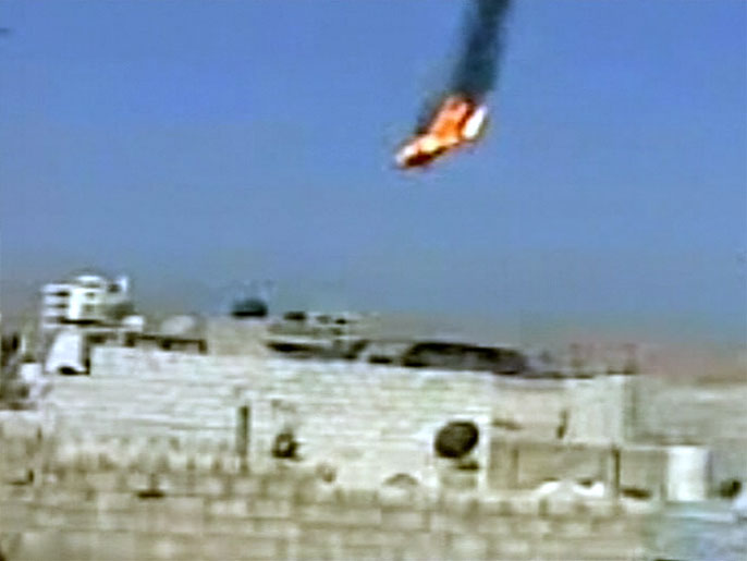 الجيش الحر أعلن إسقاط طائرة ميغ في ريف إدلب الجنوبي (الجزيرة-أرشيف)
