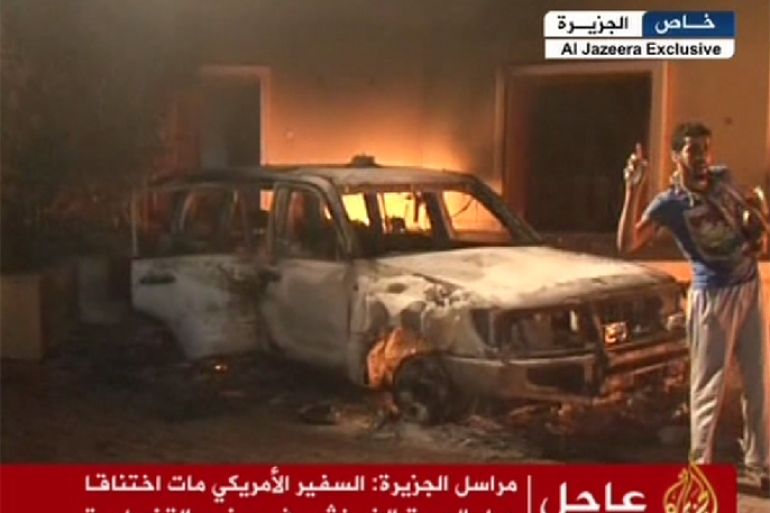 مقتل السفير الأميركي في بنغازي