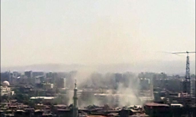 انفجار يستهدف مبنى قيادة الجيش السوري بدمشق
