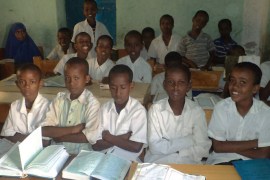 طلاب إحدى مدارس دور القرآن في الصومال