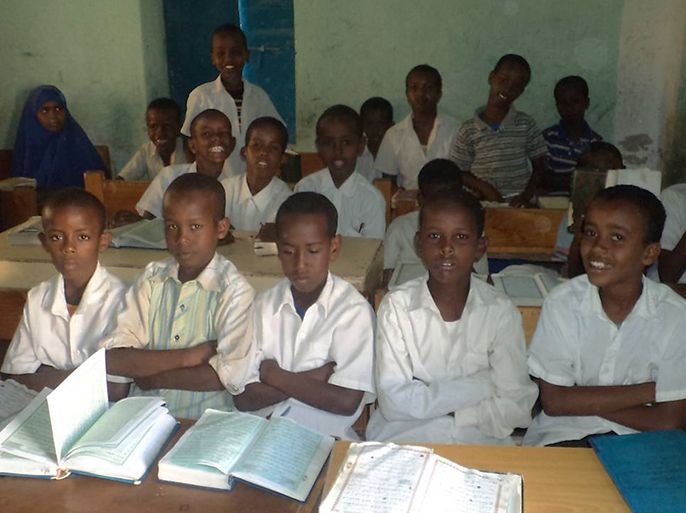 طلاب إحدى مدارس دور القرآن في الصومال