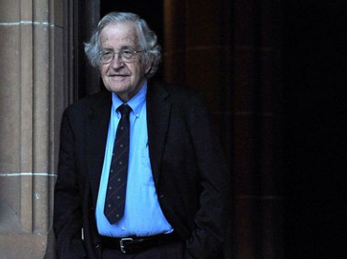 Professor of Linguistics and political activist Noam Chomsky of the United States poses for photographers prior to receiving the Sydney Peace Prize at the University of Sydney, 03 November 2011.