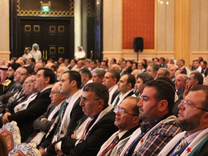 الاجتماع التشاوري للمجلس الوطني السوري في الدوحة