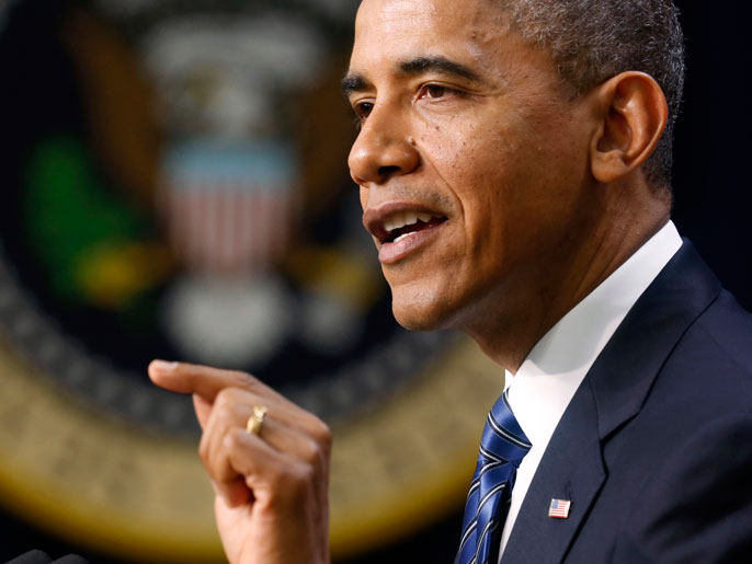 أوباما قال إنه يريد التأكد من أن التدخل الأميركي بسوريا لن يأتي بنتائج عكسية (رويترز)