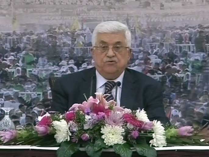 ‪‬ عباس اتهم إسرائيل بمحاولة جر الفلسطينيين للعنف(الجزيرة)